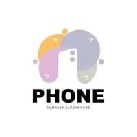 smartphone logo, communicatie elektronica vector, modern telefoon ontwerp, voor bedrijf merk symbool vector