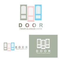 Home window-logo, interieur icoon ontwerp vector