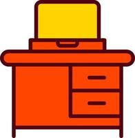 bureau vector pictogram