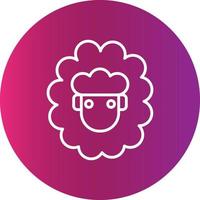 schapen creatief icoon vector