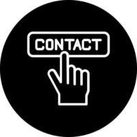 contact vector pictogram