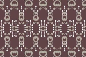 etnisch ikat bloemen batik textiel naadloos patroon digitaal vector ontwerp voor afdrukken Saree kurti Borneo kleding stof grens borstel symbolen stalen ontwerper