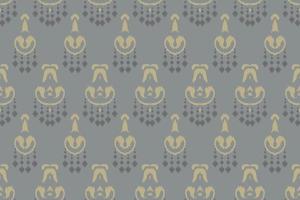ikkat of ikat aztec batik textiel naadloos patroon digitaal vector ontwerp voor afdrukken Saree kurti Borneo kleding stof grens borstel symbolen stalen elegant