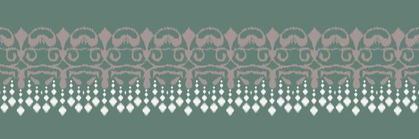 ikat bloemen tribal Afrika naadloos patroon. etnisch meetkundig ikkat batik digitaal vector textiel ontwerp voor prints kleding stof Saree mughal borstel symbool zwaden structuur kurti kurtis kurta's