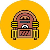 jukebox creatief icoon ontwerp vector