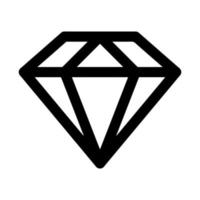 diamant icoon en diamant tekening vector