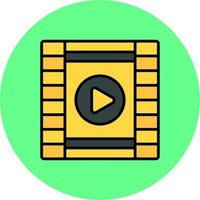 film strip creatief icoon ontwerp vector