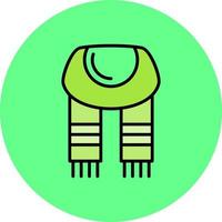 sjaal creatief icoon ontwerp vector
