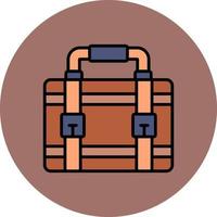 koffer creatief icoon ontwerp vector