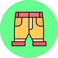 shorts creatief icoon ontwerp vector