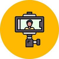 selfie stok creatief icoon ontwerp vector