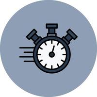 stopwatch creatief icoon ontwerp vector