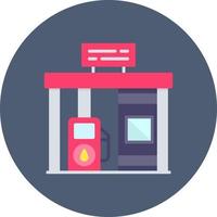 gas- station creatief icoon ontwerp vector