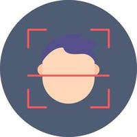 gezicht ID kaart creatief icoon ontwerp vector