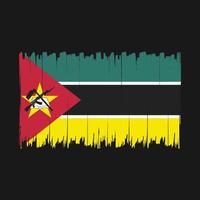 Mozambikaanse vlagborstel vector