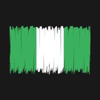 Nigeria vlag borstel vector