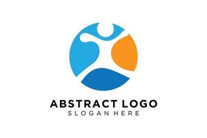 vector abstract mensen en familie logo verzameling, mensen pictogrammen, Gezondheid logo sjabloon, zorg symbool.