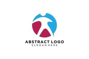 vector abstract mensen en familie logo verzameling, mensen pictogrammen, Gezondheid logo sjabloon, zorg symbool.