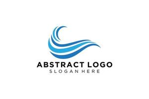 abstract water Golf plons logo symbool en icoon ontwerp. vector