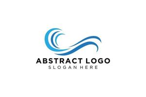 abstract water Golf plons logo symbool en icoon ontwerp. vector