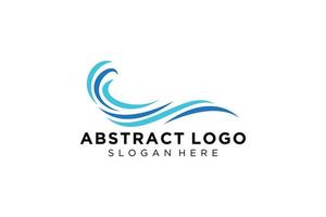 abstract water Golf plons logo symbool en icoon ontwerp. vector