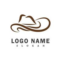 cowboy logo vector sjabloon ontwerp