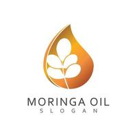 moringa blad logo sjabloon vector symbool natuur