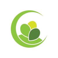 moringa blad logo sjabloon vector symbool natuur