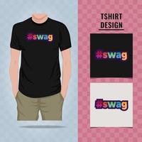 swag typografie t overhemd ontwerp vector illustratie