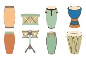 Gratis Traditionele Afrikaanse Drums Vector