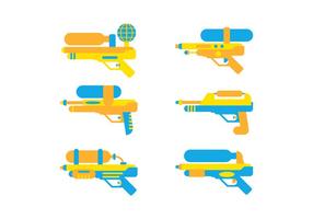 Gratis Leuke Watergun Vector