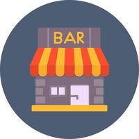 bar winkel creatief icoon ontwerp vector