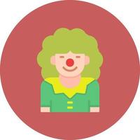 clown creatief icoon ontwerp vector