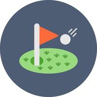 golf creatief icoon ontwerp vector