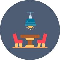 dining tafel creatief icoon ontwerp vector