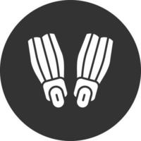 flippers creatief icoon ontwerp vector