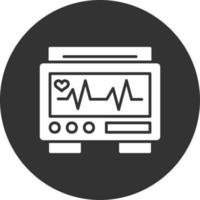 ekg toezicht houden op creatief icoon ontwerp vector