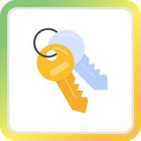 sleutels creatief icoon ontwerp vector