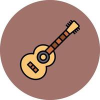 akoestisch gitaar creatief icoon ontwerp vector