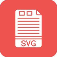 SVG glyph ronde hoek achtergrond icoon vector