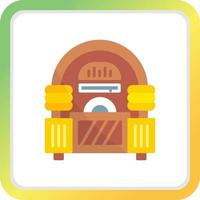 jukebox creatief icoon ontwerp vector