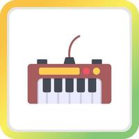 piano toetsenbord creatief icoon ontwerp vector