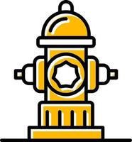 hydrant creatief icoon ontwerp vector