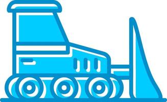 bulldozer creatief icoon ontwerp vector