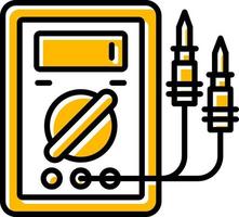 voltmeter creatief icoon ontwerp vector