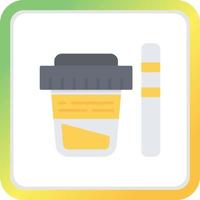 urine test creatief icoon ontwerp vector