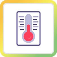 thermometer creatief icoon ontwerp vector