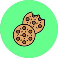 biscuit creatief icoon ontwerp vector