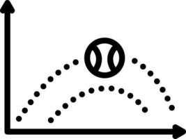 lijn icoon voor beweging vector