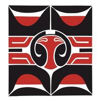 tribal texturen patronen grafisch ontwerp tatoeëren logo bewerkbare vector